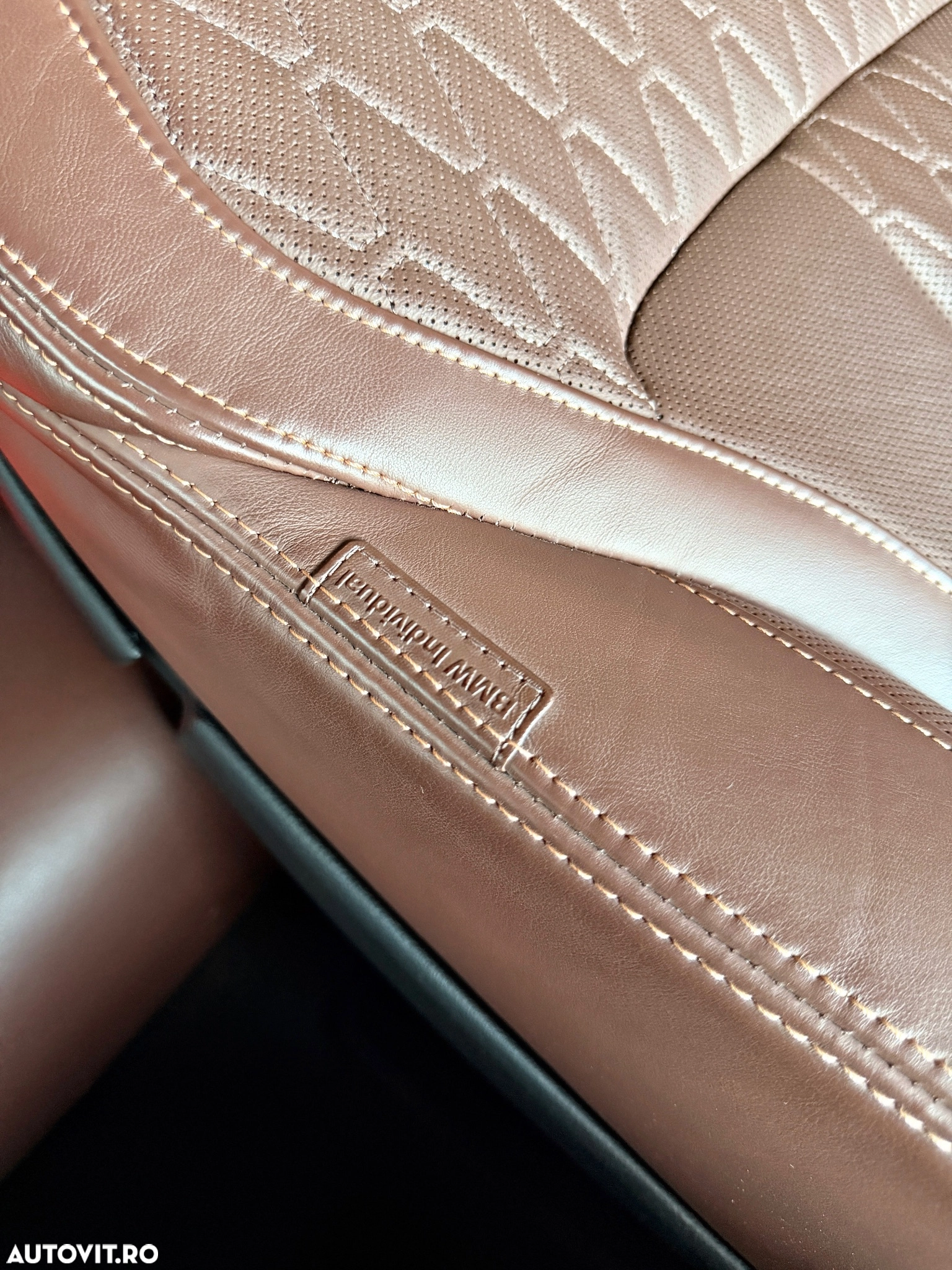Detaliu piele BMW Individual